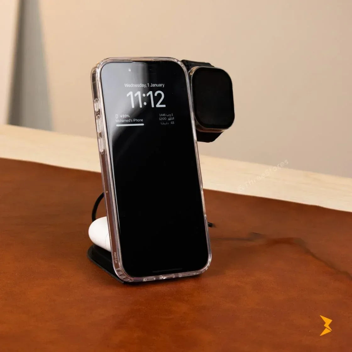 Mag Charge 3 in 1 Foldable Wireless Charger - Three