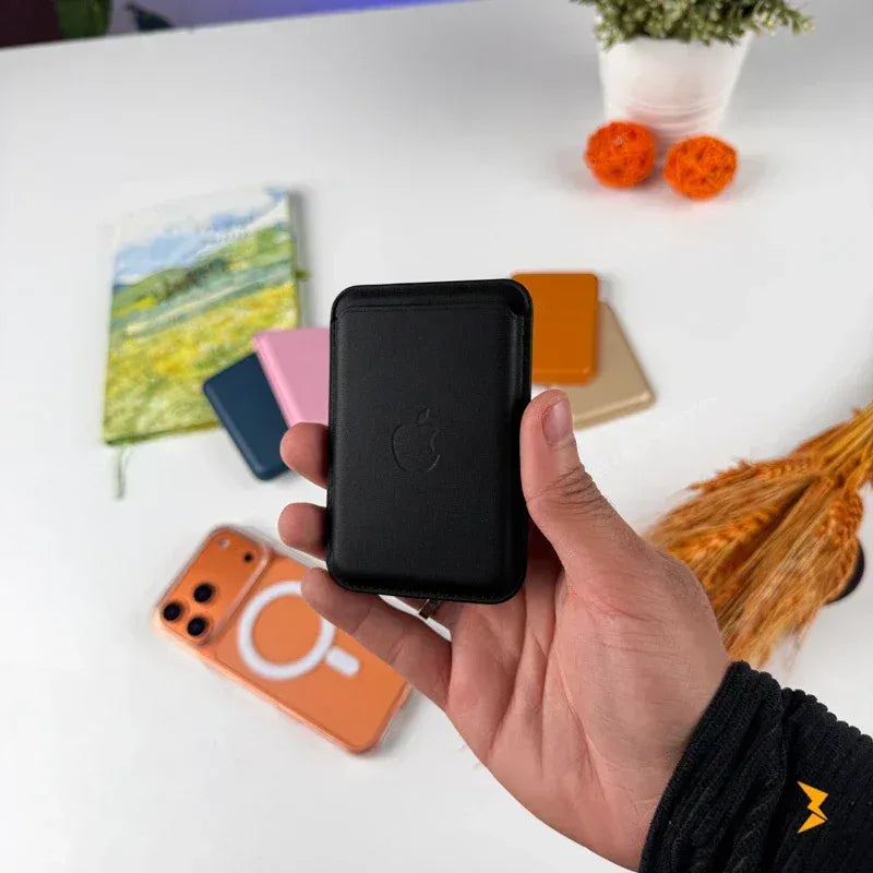 MagStash Leather Wallet - Three