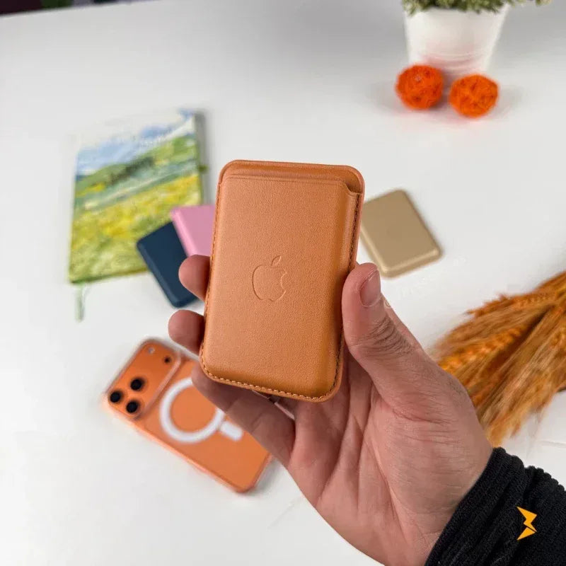 MagStash Leather Wallet - Three