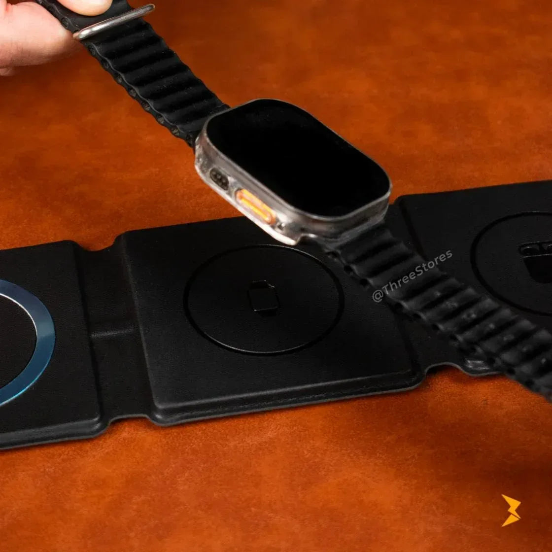 Mag Trifold 3 in 1 Foldable Wireless Charger - Three