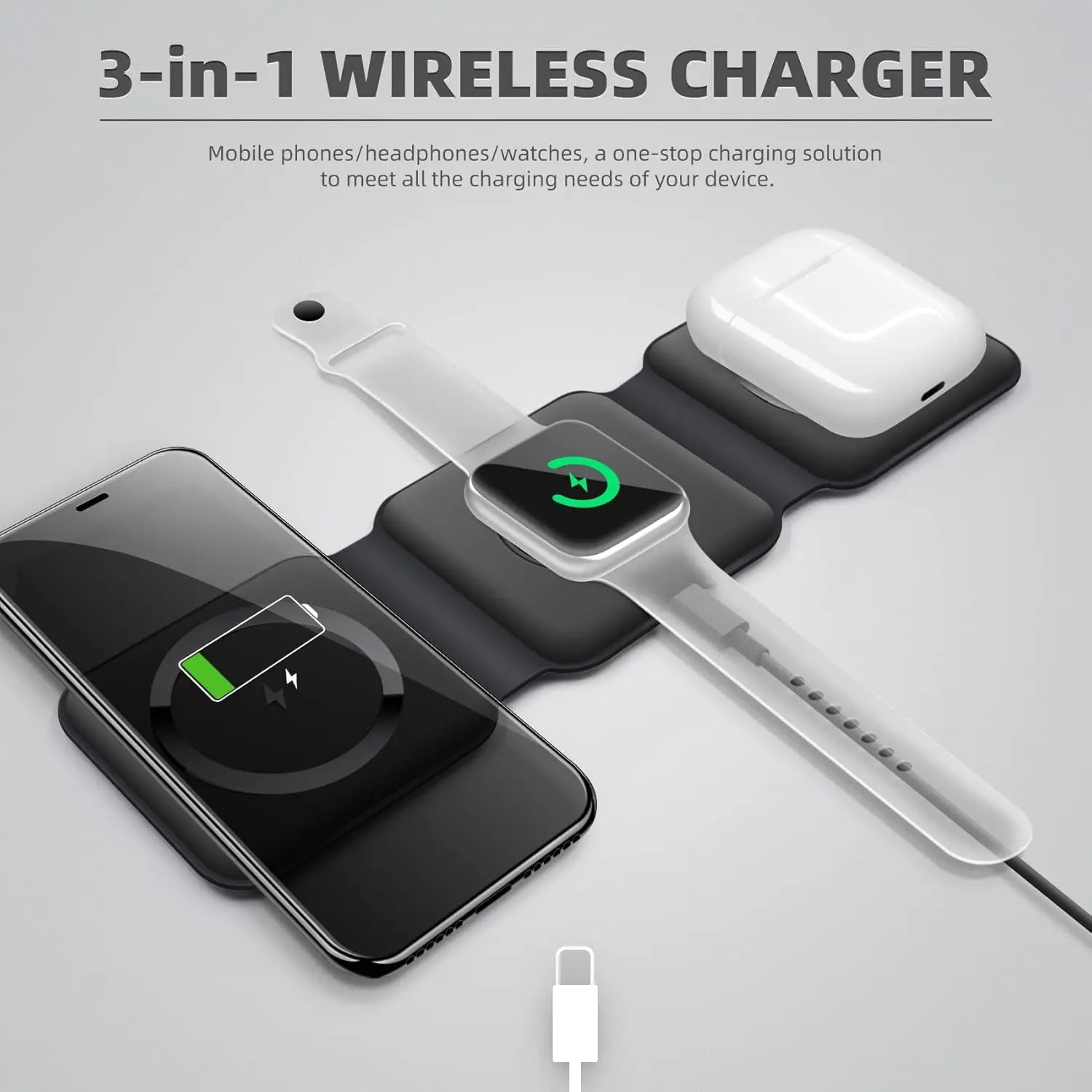 Magnetic Suitable Wireless Charger 3 in 1
