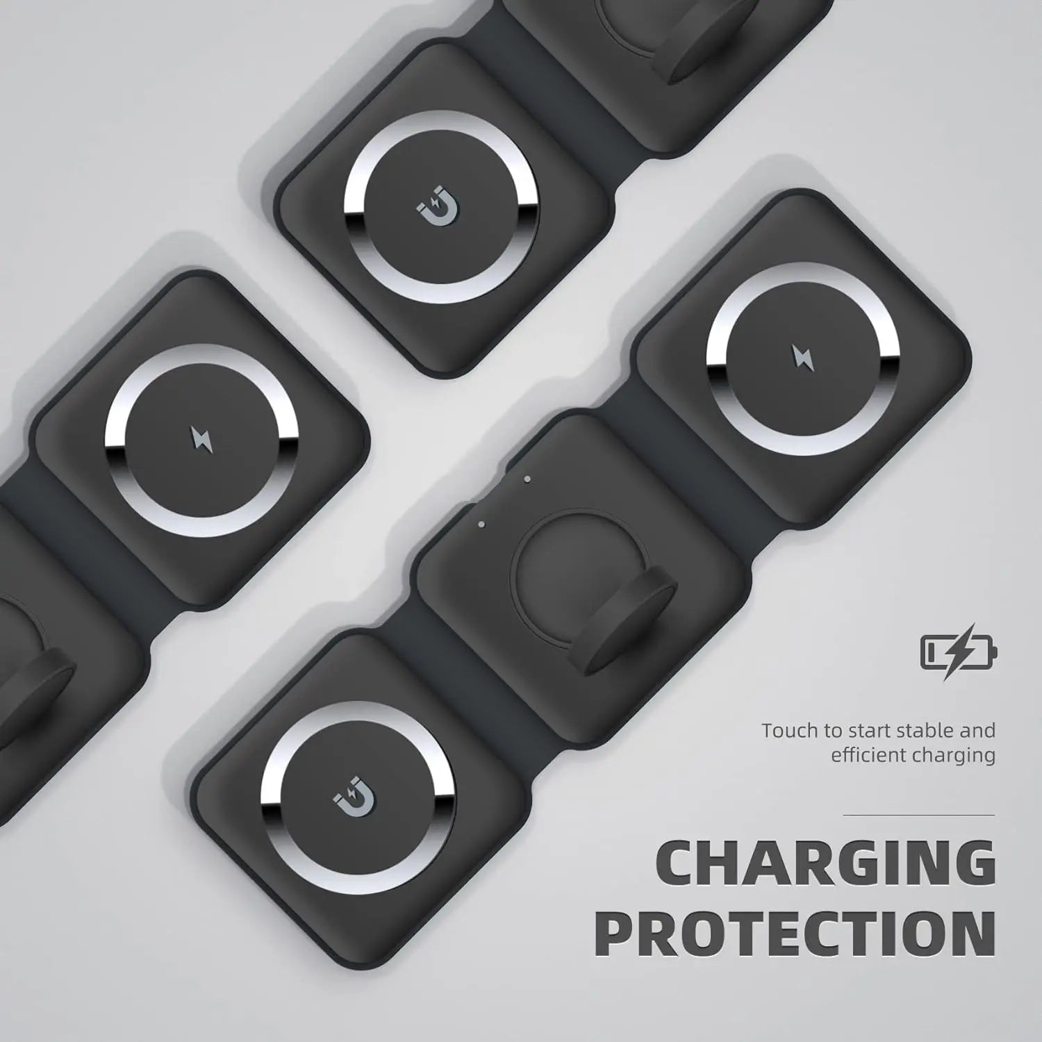 Magnetic Suitable Wireless Charger 3 in 1