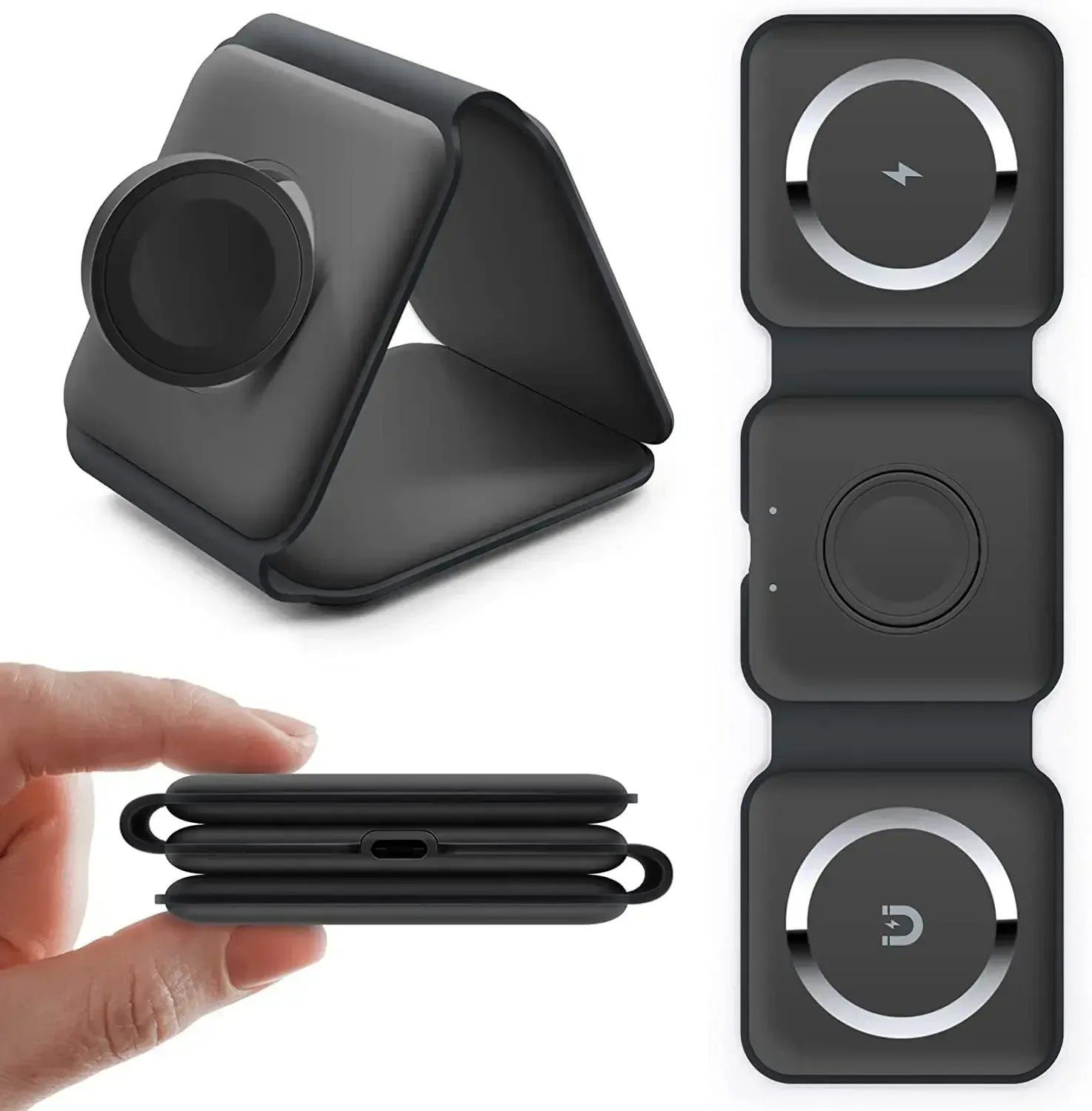 Magnetic Suitable Wireless Charger 3 in 1 - Three