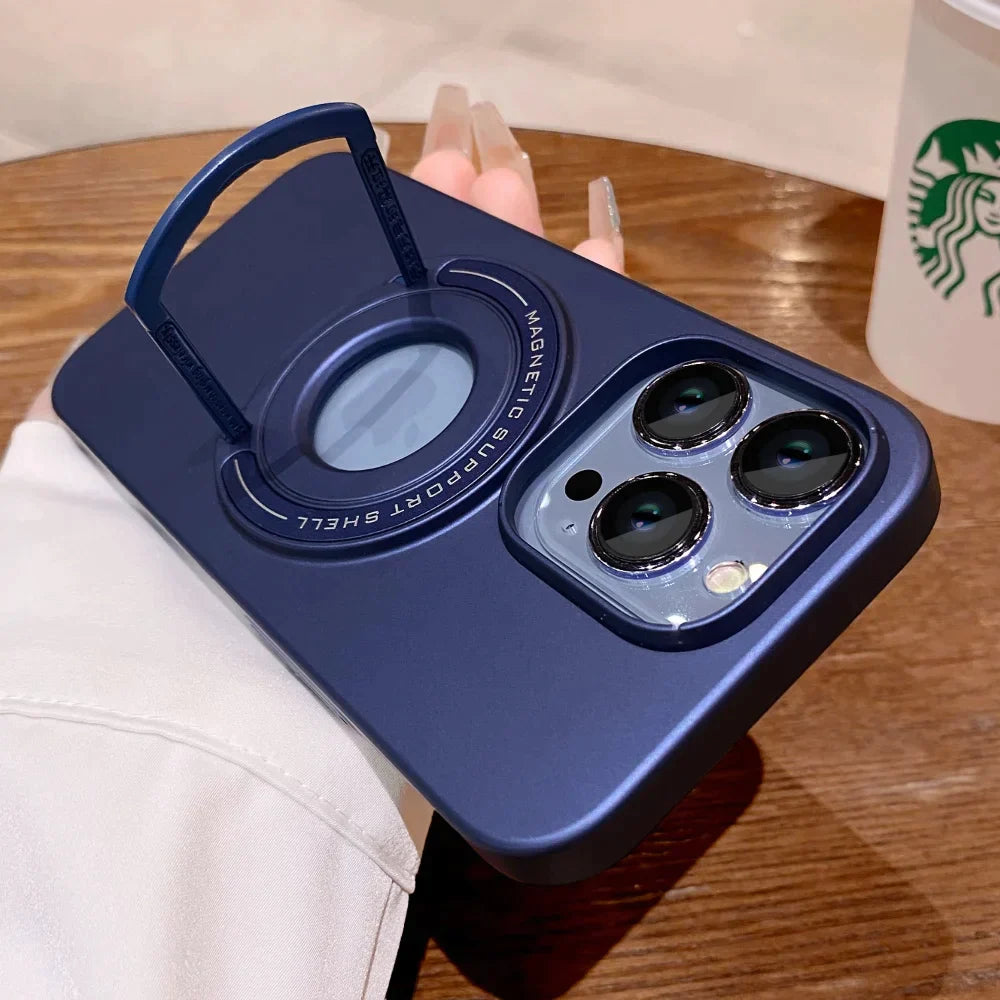 جراب StopTime Stand Magsafe الانيق لهاتف iPhone 12 Pro