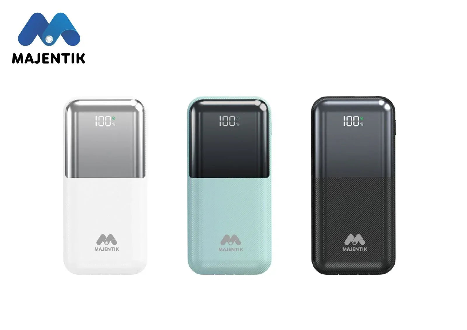 Majentik 10000 mAh Power Bank MJ-20 - Three