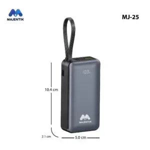 Majentik 10000 mAh Power Bank MJ-25 - Three