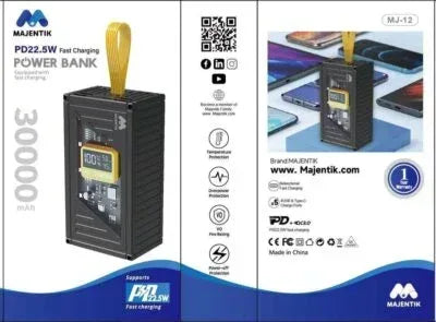 Majentik 30000 mAh Power Bank MJ-12 - Three