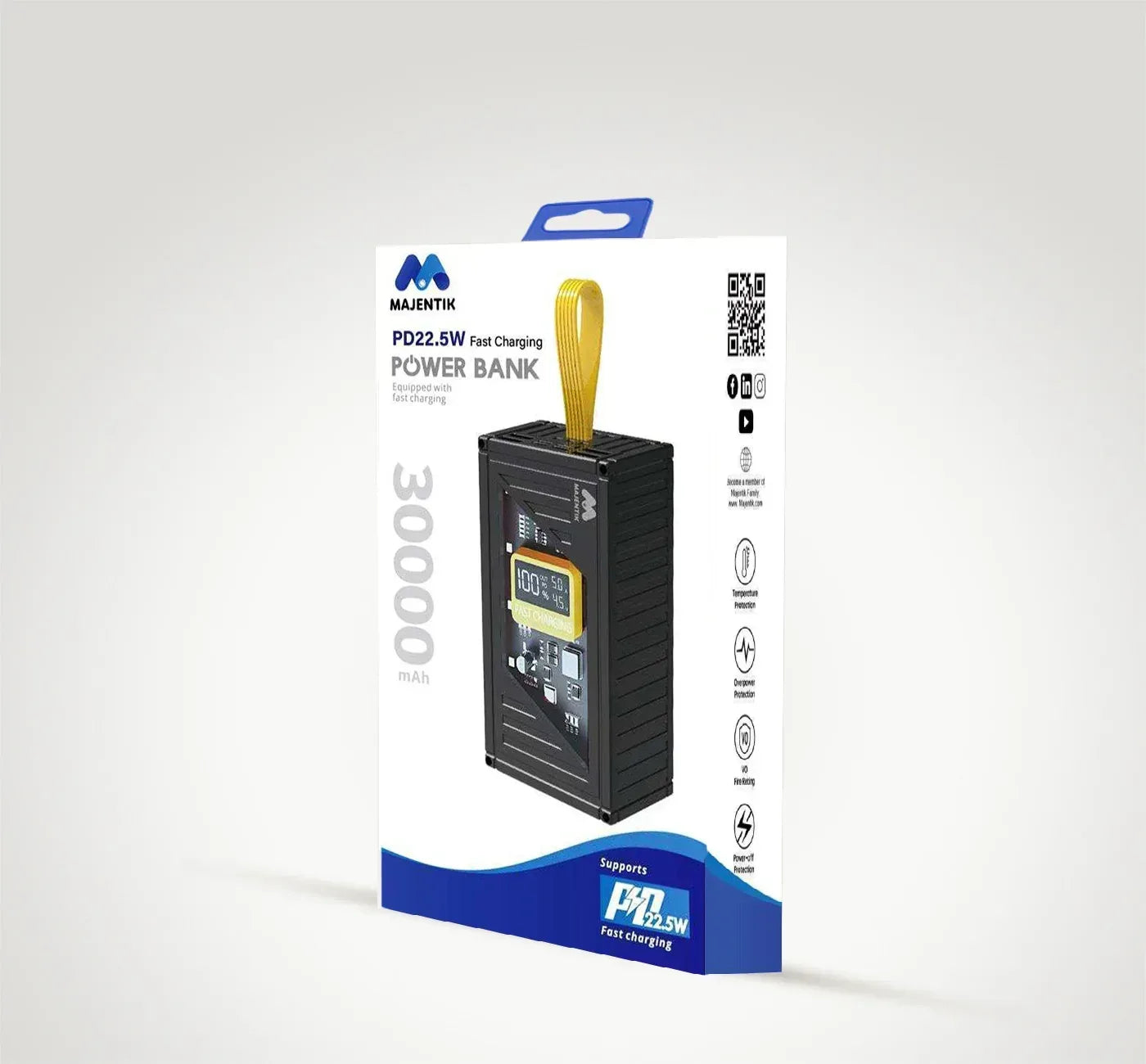 Majentik 30000 mAh Power Bank MJ-12 - Three