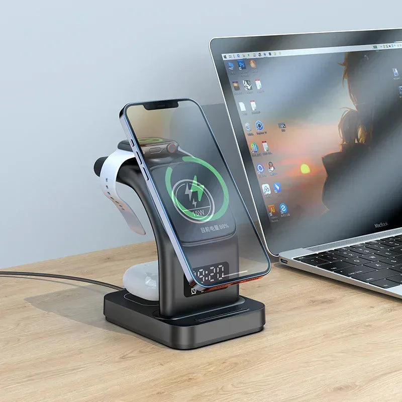 Majentik 3 in 1 Wireless Charger MW-11 - Three