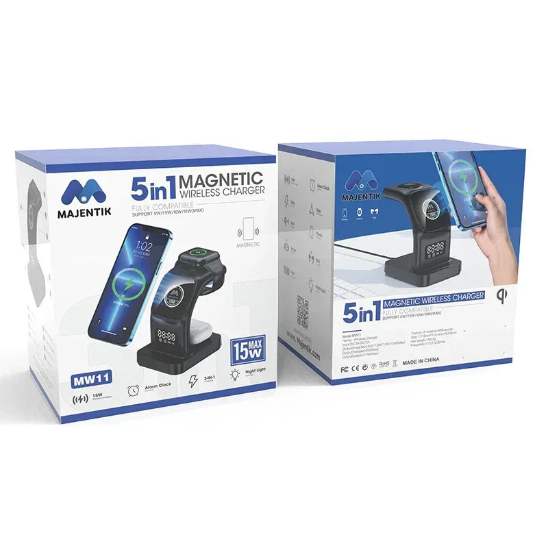 Majentik 3 in 1 Wireless Charger MW-11 - Three