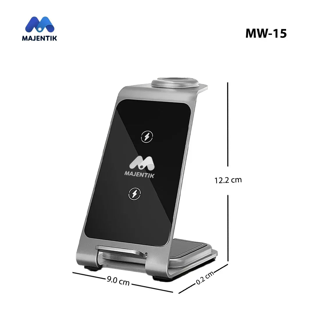Majentik 3 in 1 Wireless Charger MW-15 - Three