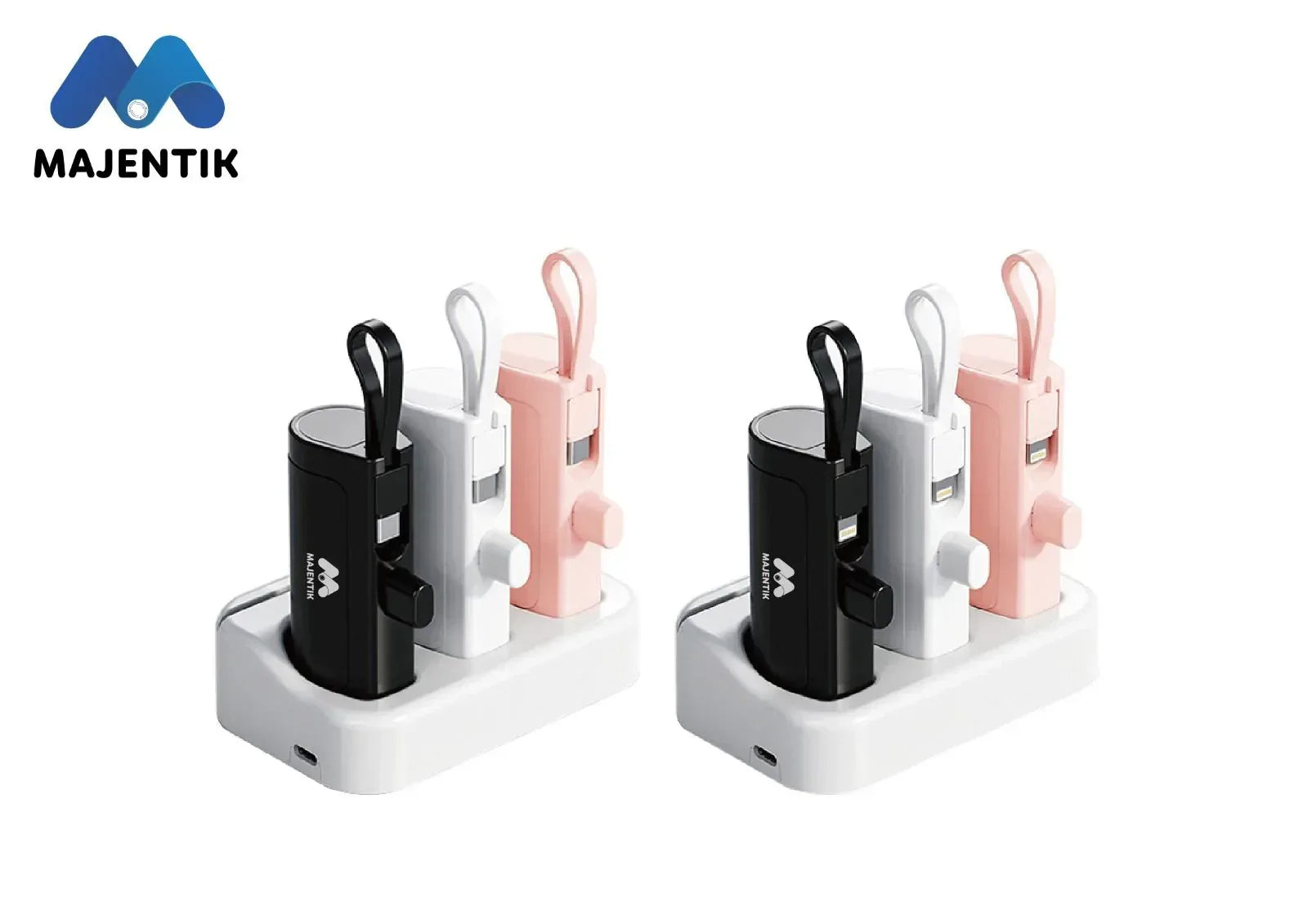 Majentik 5000mAh Power Bank MJ-15 - Three
