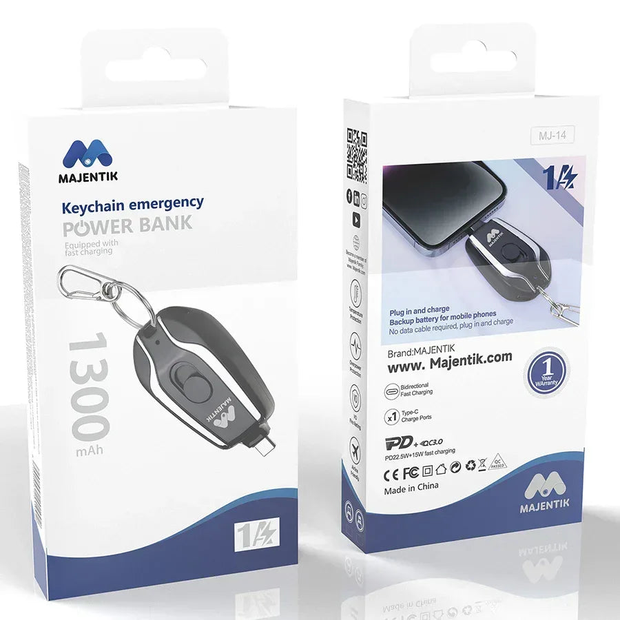 Majentik Power Bank 1300 mAh MJ-14 - Three