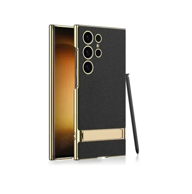 Majentik Slim Back With Stand Case Samsung S24 Ultra - Three