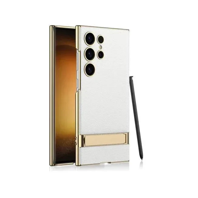 Majentik Slim Back With Stand Case Samsung S24 Ultra - Three