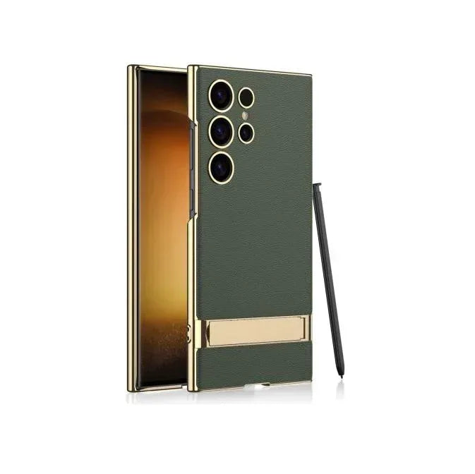 Majentik Slim Back With Stand Case Samsung S24 Ultra - Three