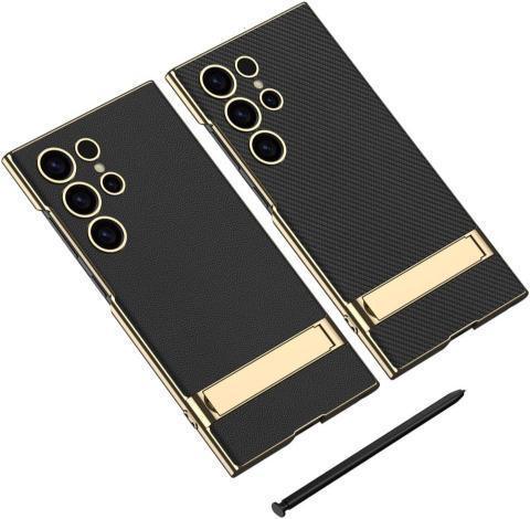 Majentik Slim Back With Stand Case Samsung S24 Ultra - Three