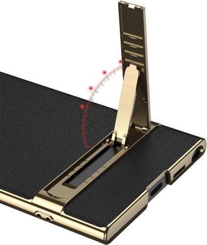 Majentik Slim Back With Stand Case Samsung S24 Ultra - Three