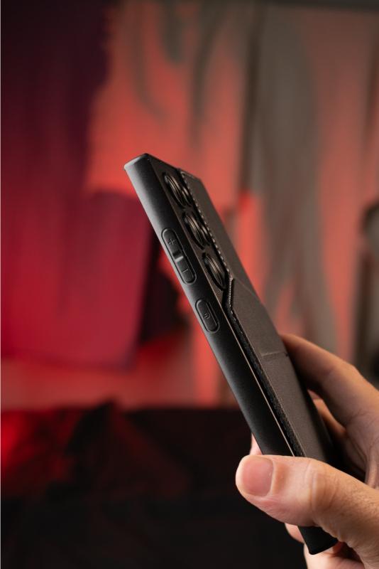 Majentik Stand Leather Wallet Case Samsung S23 Ultra