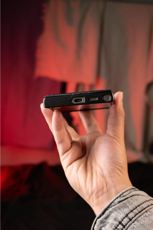 Majentik Stand Leather Wallet Case Samsung S23 Ultra