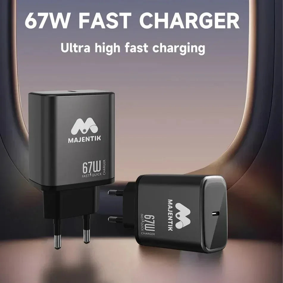 Majentik Type-C 67W Wall Charger MC-007 - Three