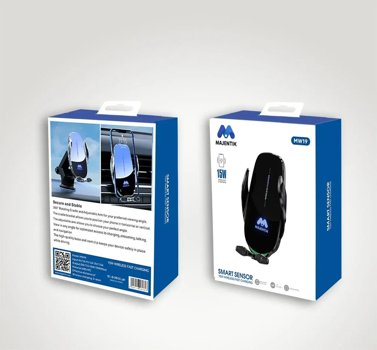 Majentik Wireless Car Charger MW-19 - Three