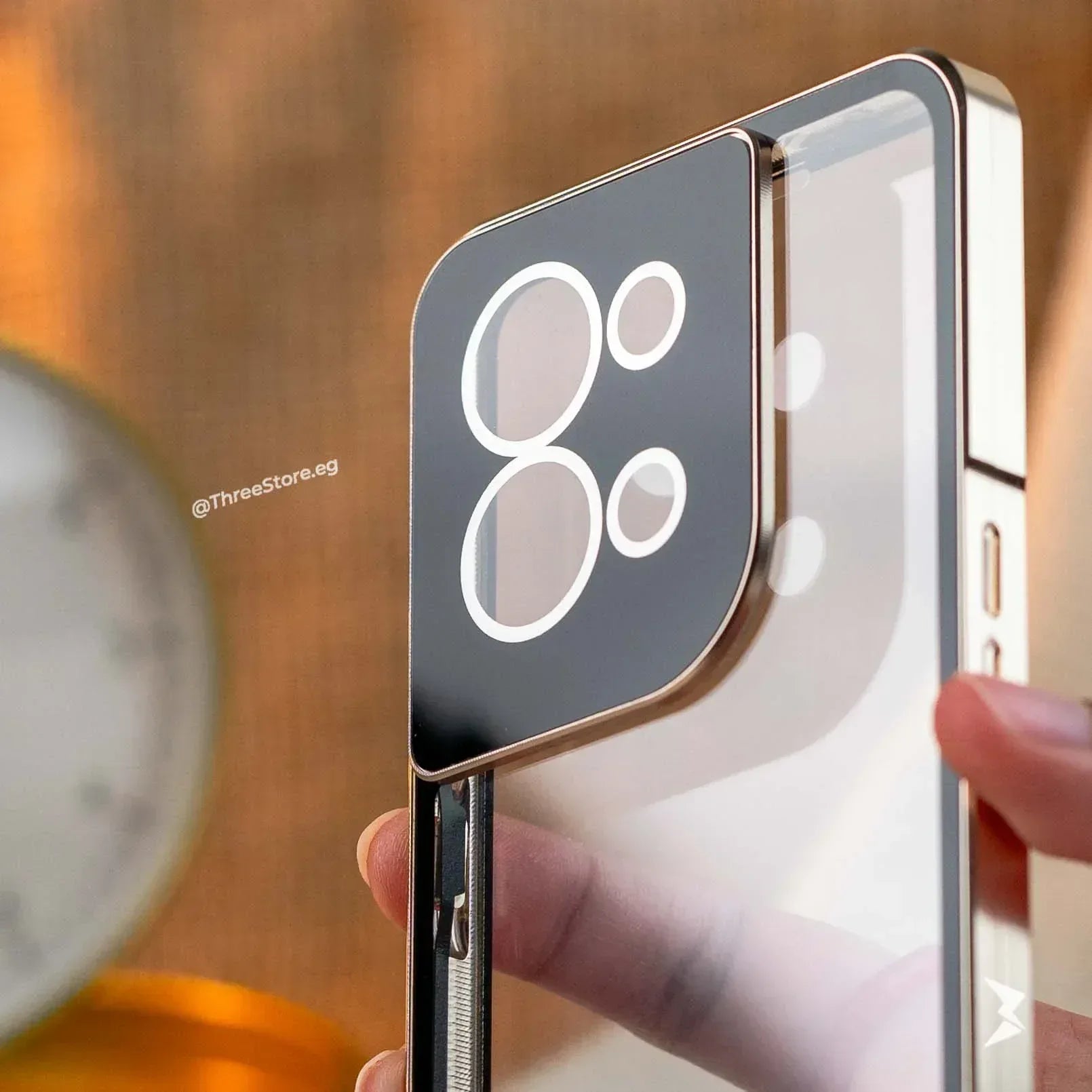 Full Body Metal Camera Protection Case Oppo Reno 8 5G - Three