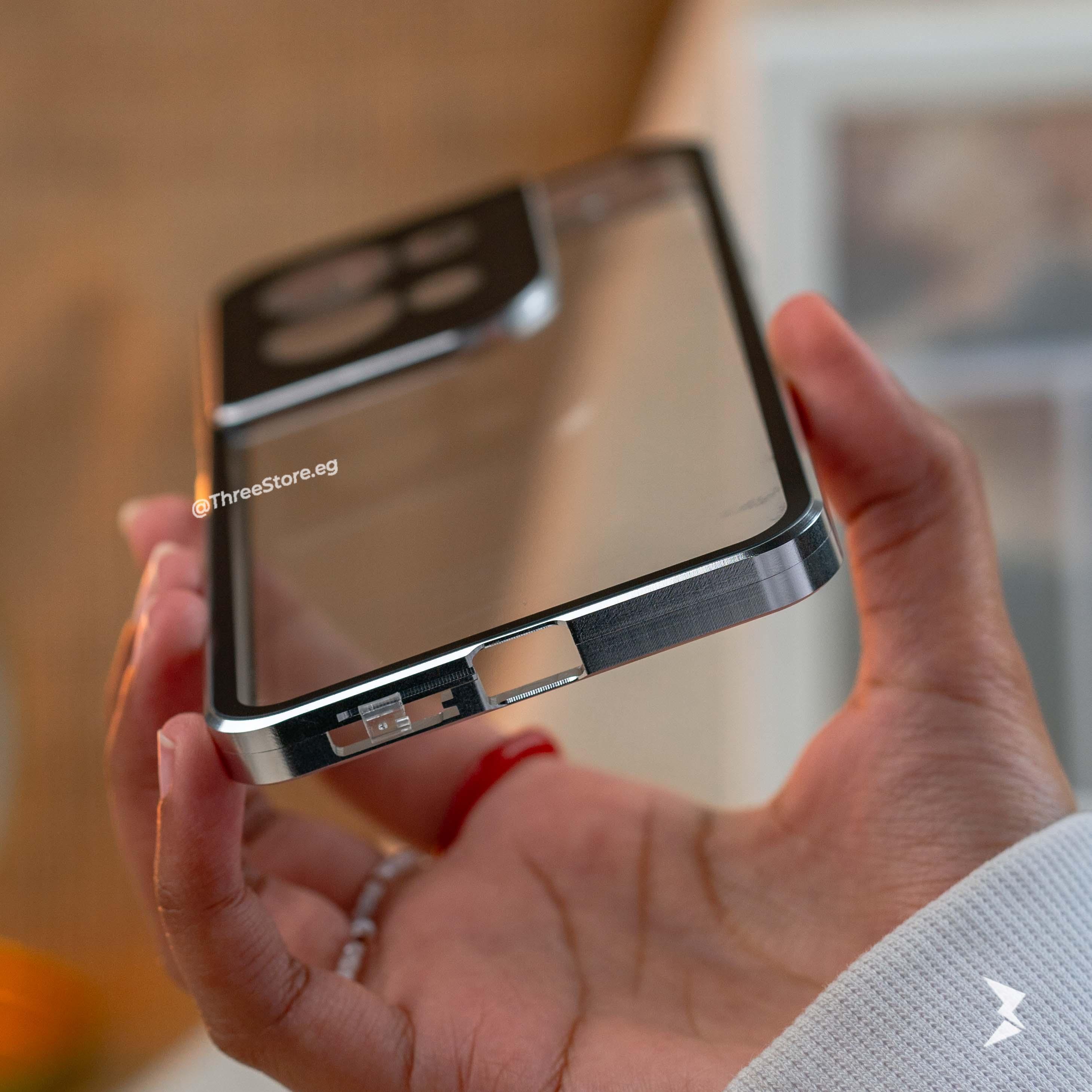 Full Body Metal Camera Protection Case Oppo Reno 8 5G - Three