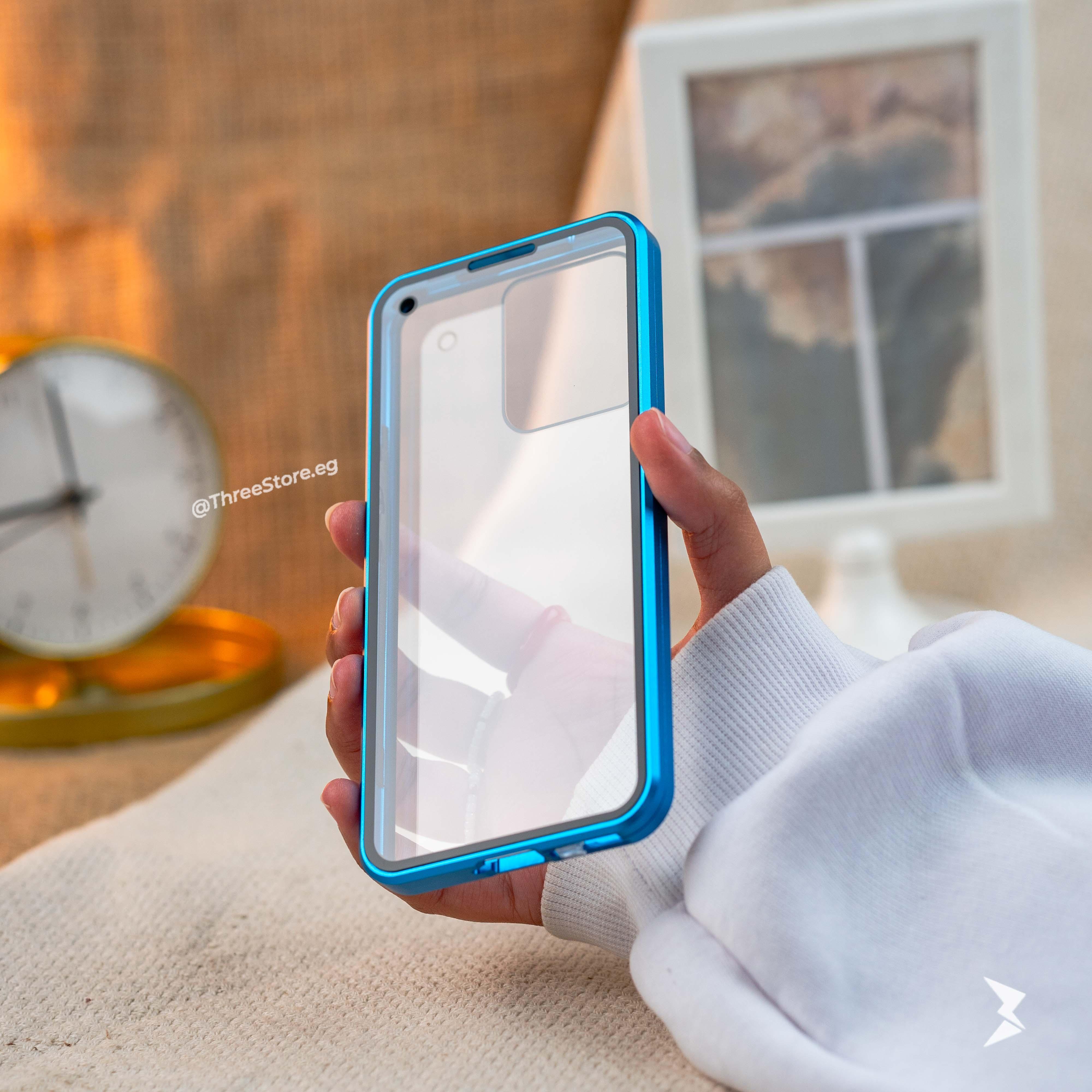 Full Body Metal Camera Protection Case Oppo Reno 8 5G - Three