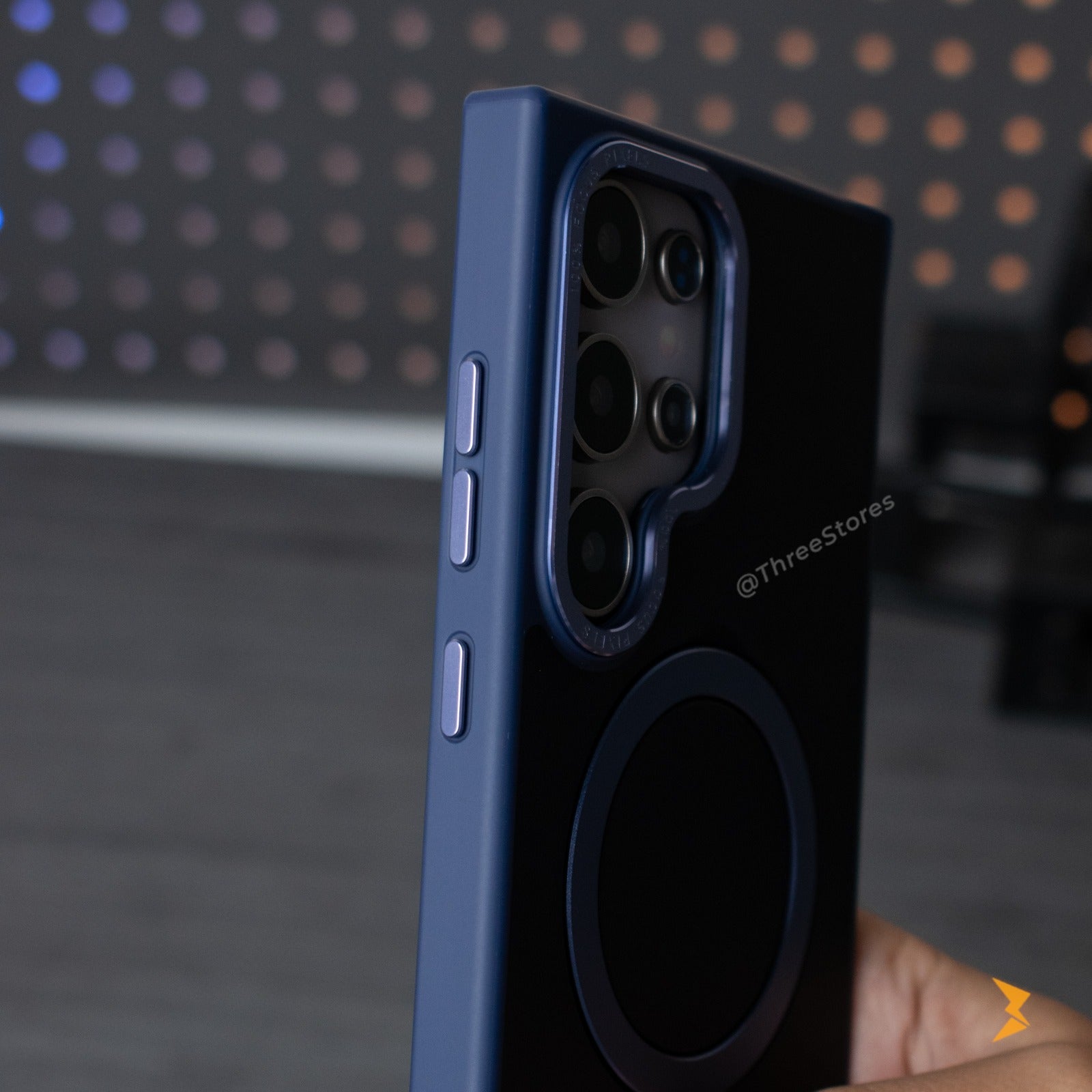 Matte MagSafe Metal Stand Case Samsung S23 Ultra