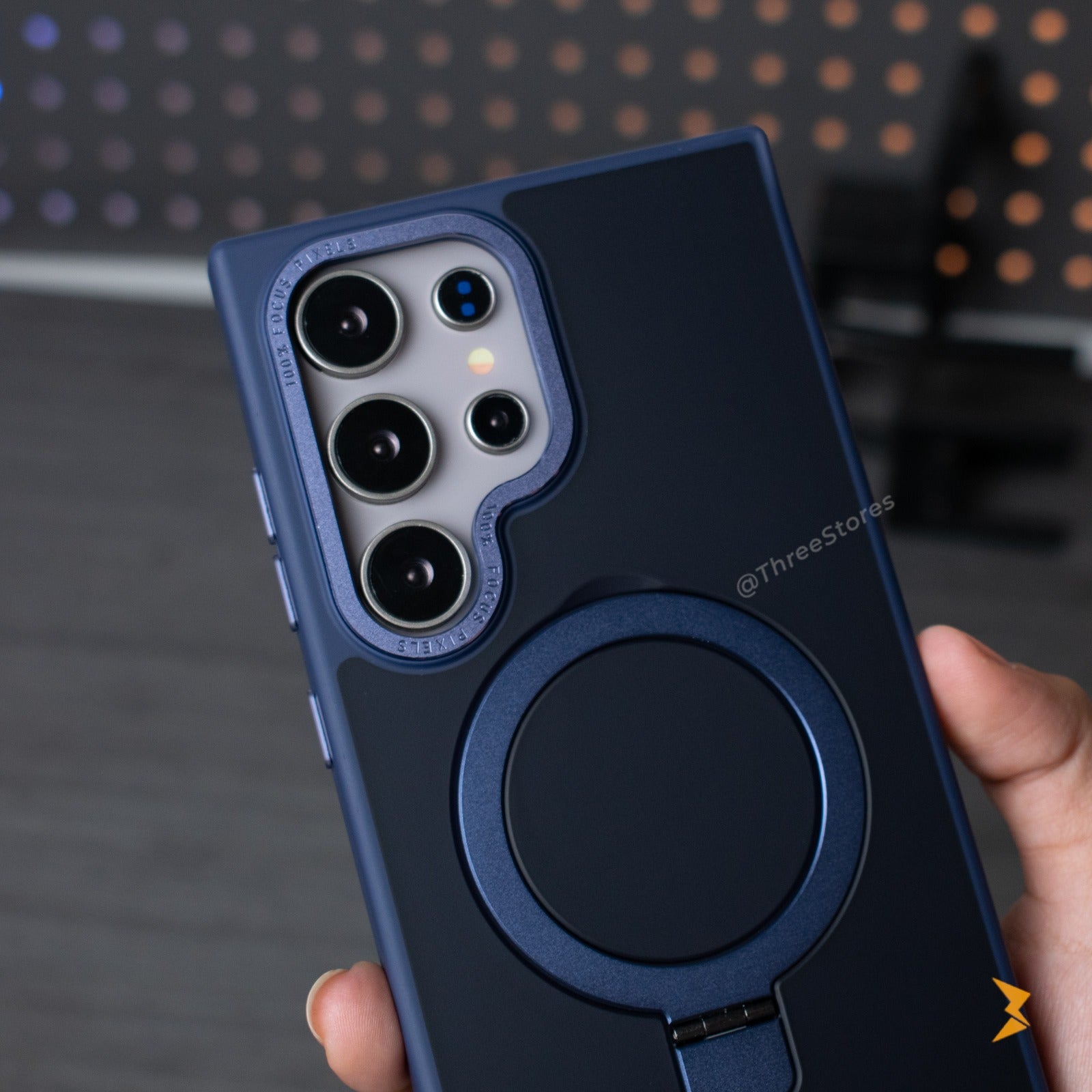 Matte MagSafe Metal Stand Case Samsung S23 Ultra