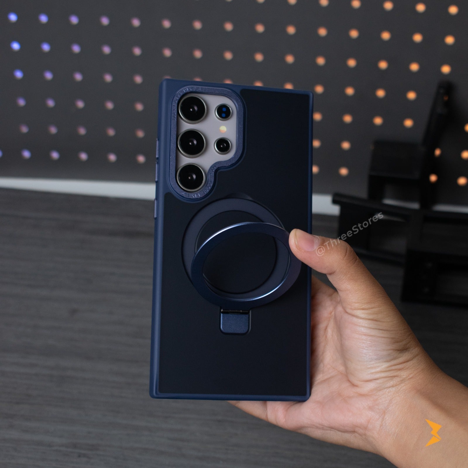 Matte MagSafe Metal Stand Case Samsung S23 Ultra