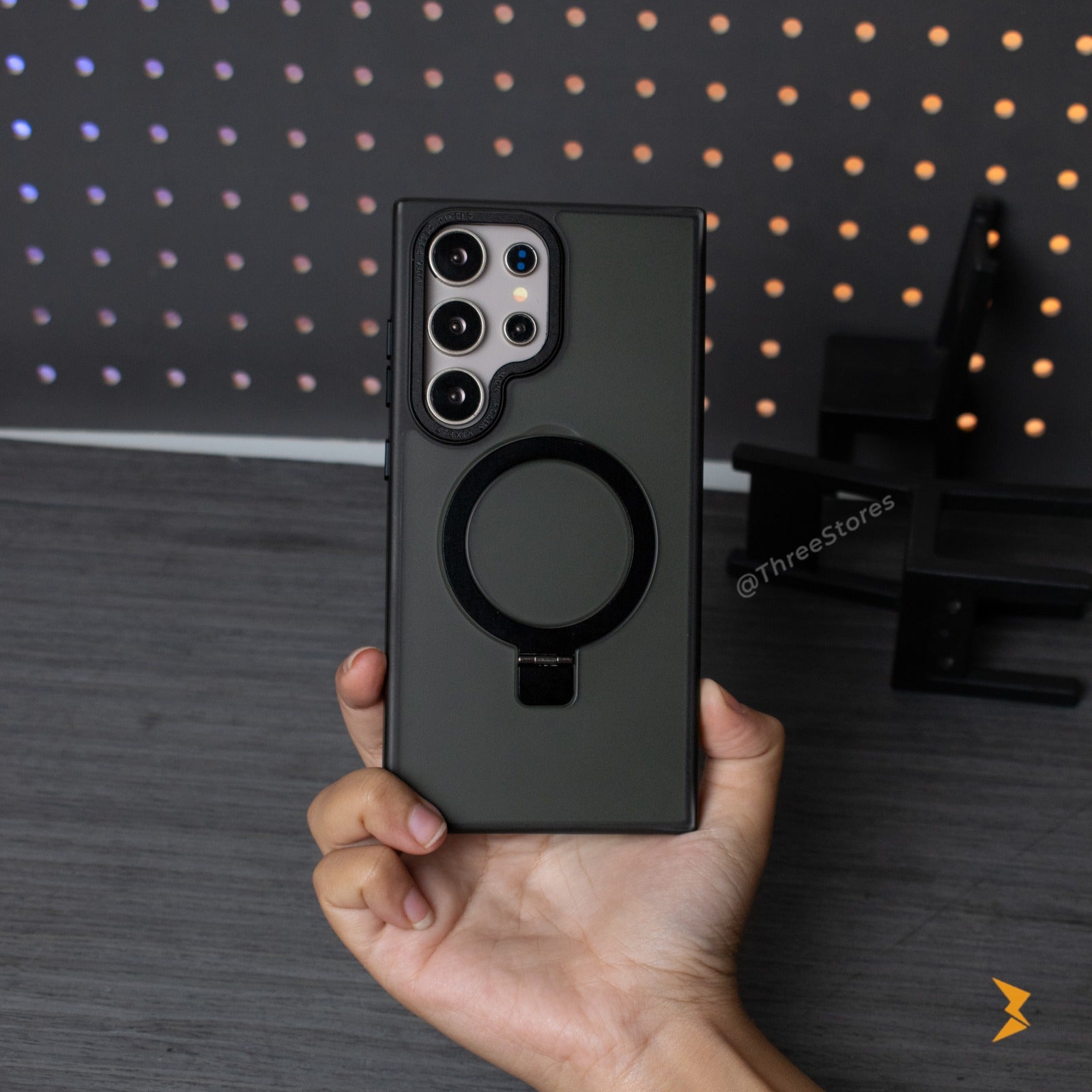 Matte MagSafe Metal Stand Case Samsung S24 Ultra