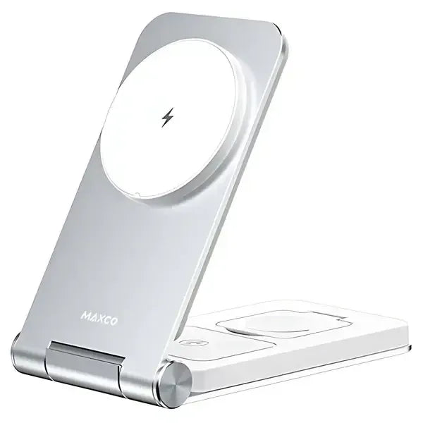 Maxco 15W 3 in 1 Foldable Wireless Charger 15W Mw08 - Three