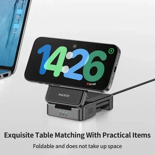 Maxco 3 in 1 Magnetic Wireless Charger 15W MW13 - Three