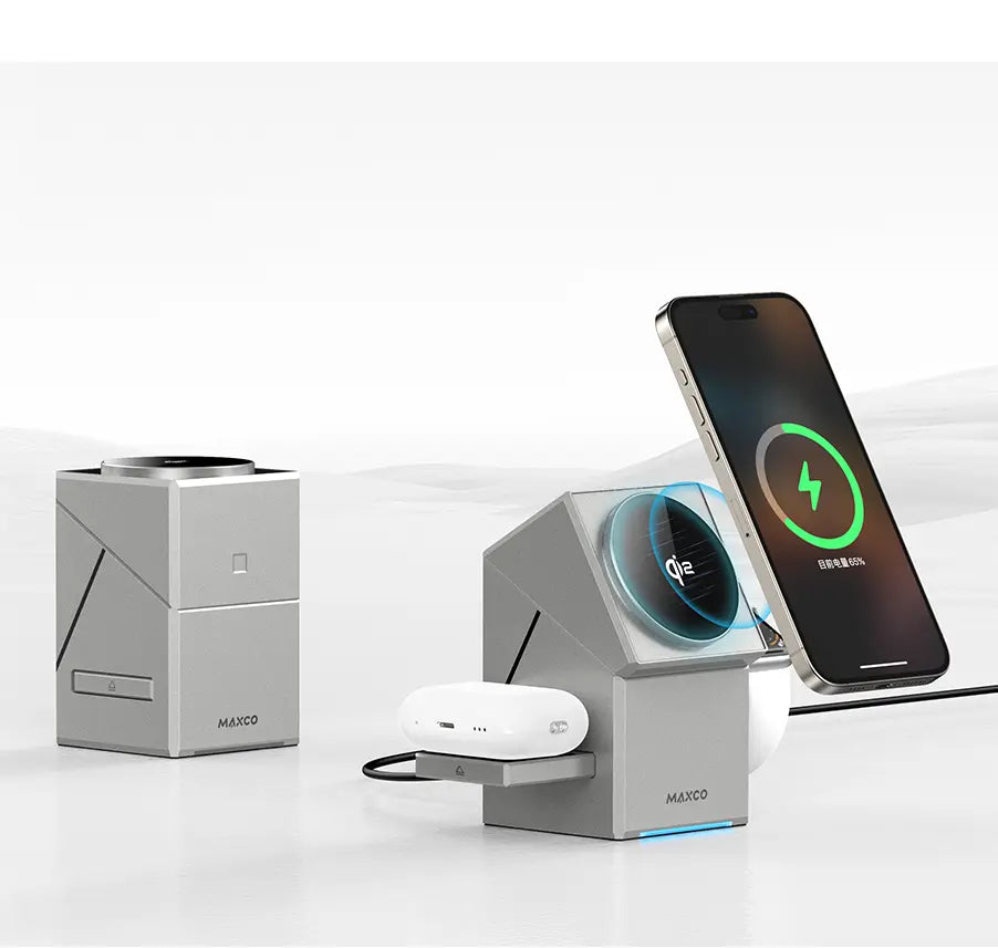 Maxco Geometry Series 3 in1 Wireless Charger 15W MW11
