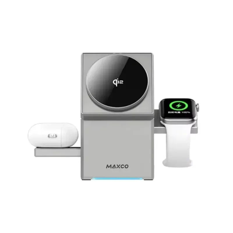 Maxco Geometry Series 3 in1 Wireless Charger 15W MW11 - Three