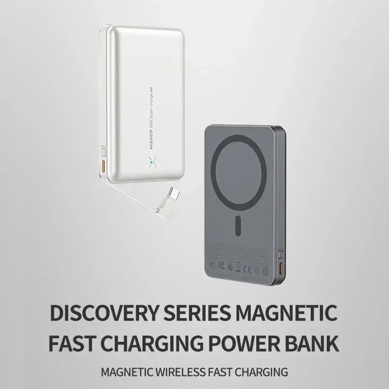 Maxco Magnetic Fast Charging Power Bank 10000mAH 20W MP36 - Three