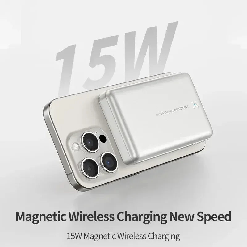 Maxco Magnetic Fast Charging Power Bank 10000mAH 20W MP36 - Three