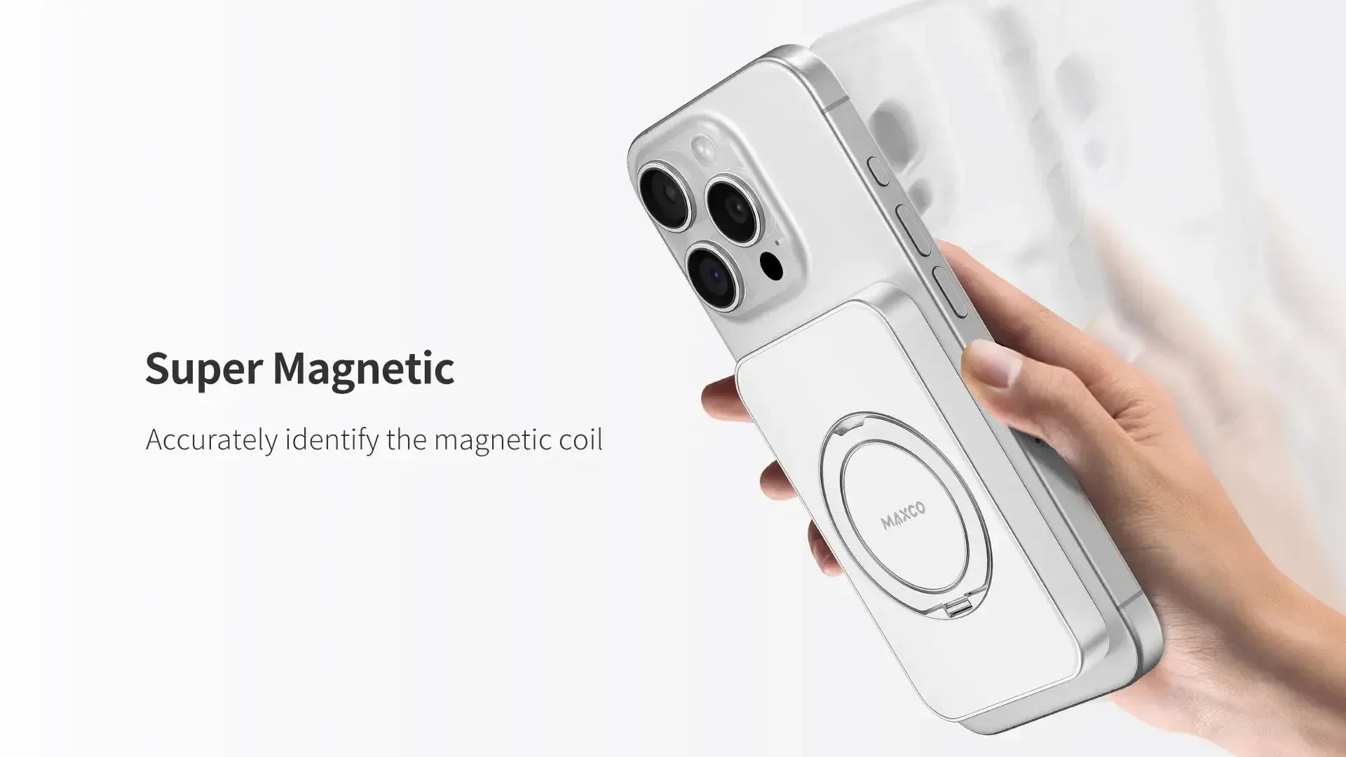 Maxco Excellence Series Magnetic Fast Charging Power Bank 10000mAH MP35 - Three