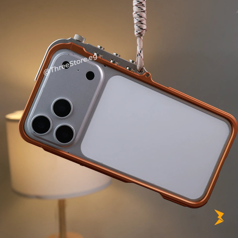 Mecha Aluminium Frame Case iPhone 17 Pro Max