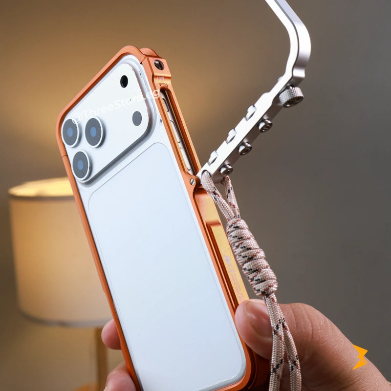 Mecha Aluminium Frame Case iPhone 17 Pro Max