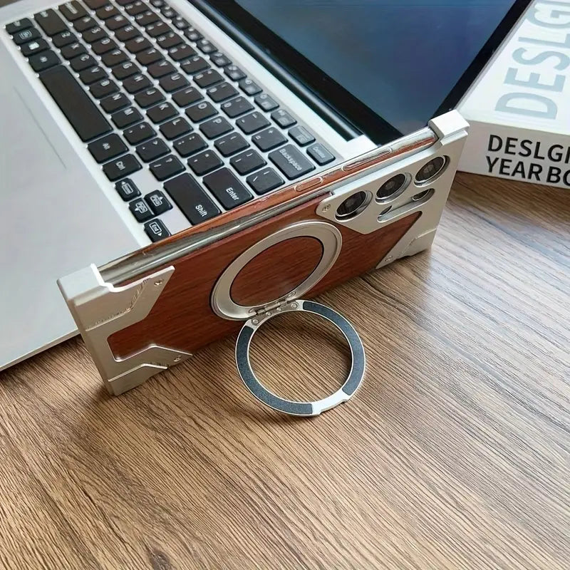 Metal Axis Magsafe Stand Case Samsung S24 Ultra