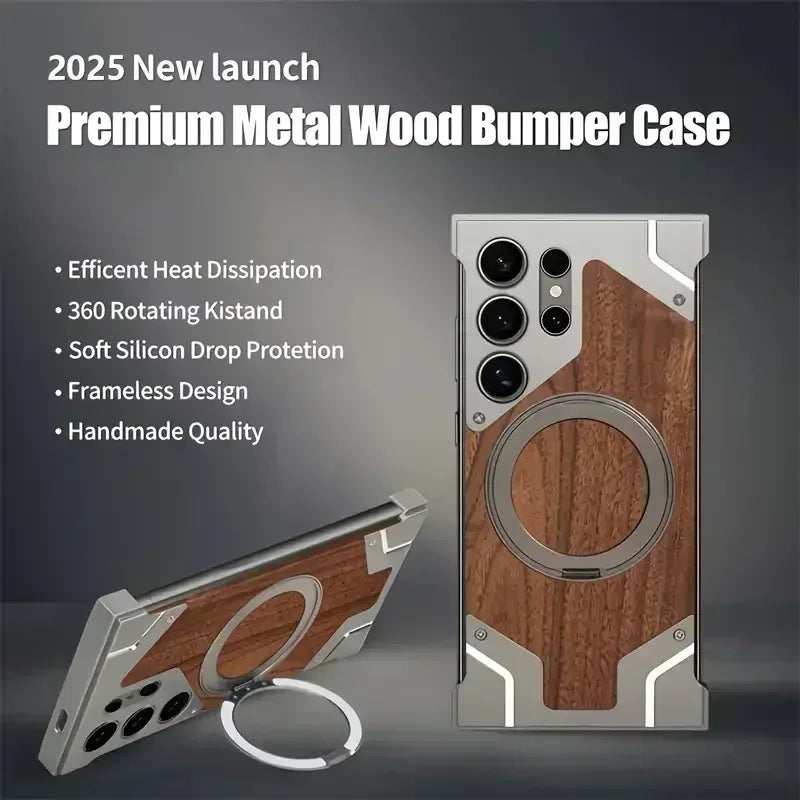 Metal Axis Magsafe Stand Case Samsung S23 Ultra - Three