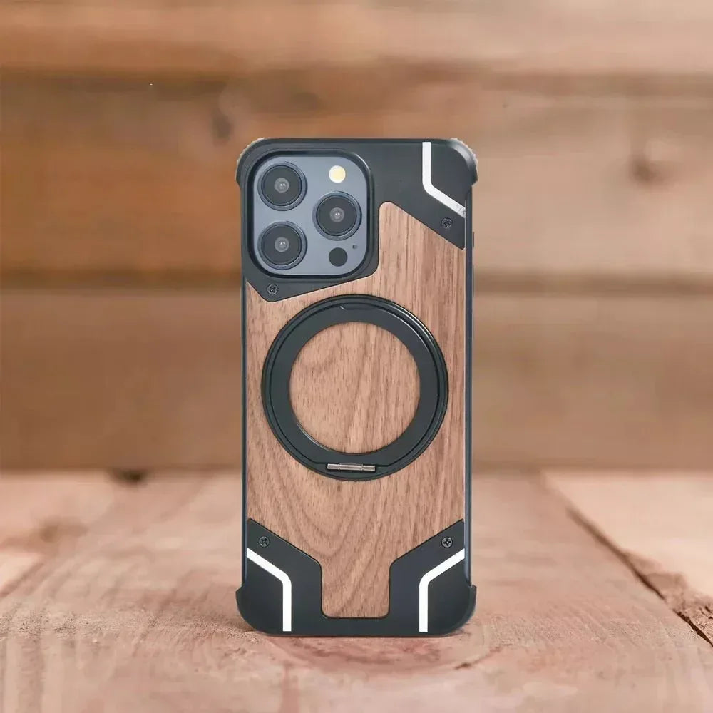 Metal Axis Magsafe Stand Case iPhone 16 Pro Max - Three
