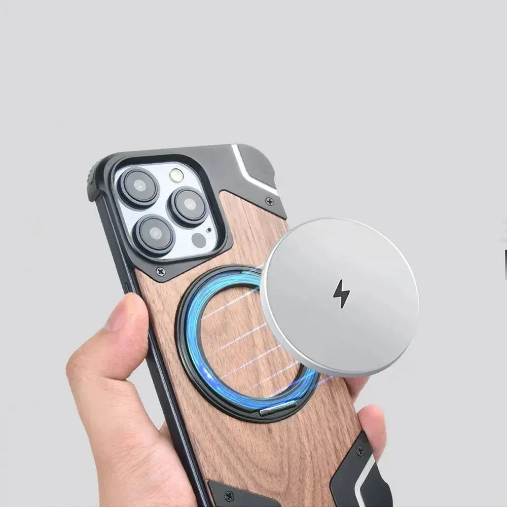 Metal Axis Magsafe Stand Case iPhone 16 Pro Max - Three