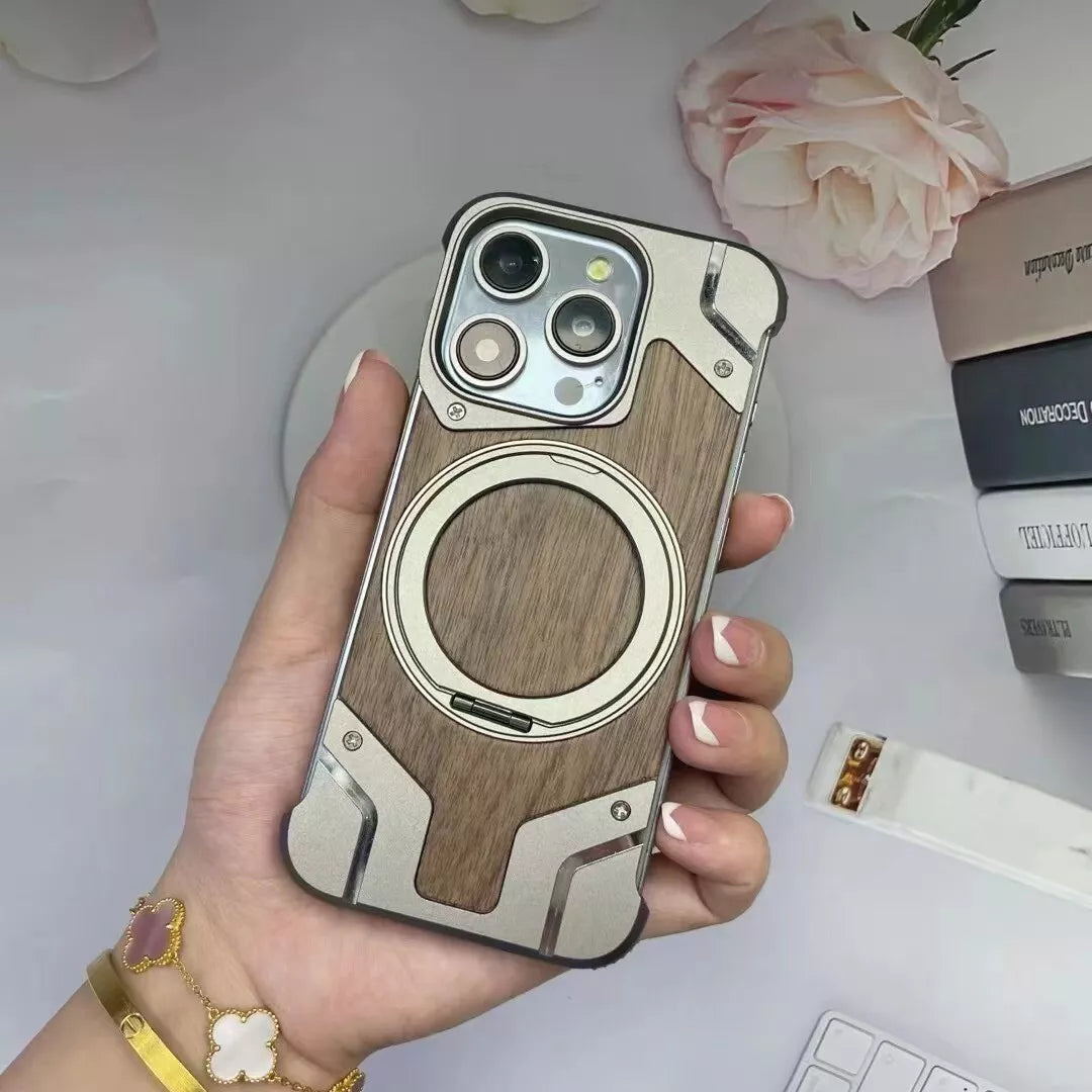 Metal Axis Magsafe Stand Case iPhone 16 Pro Max