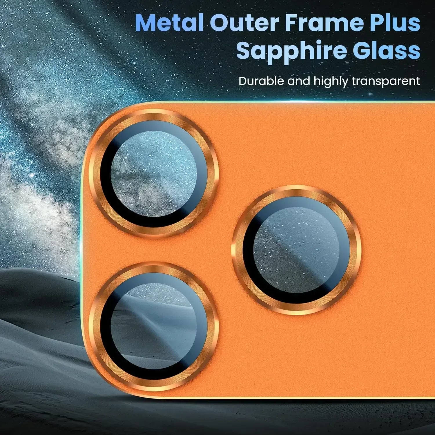 Metal Lens Camera Protector iPhone 17 Pro Max - Three