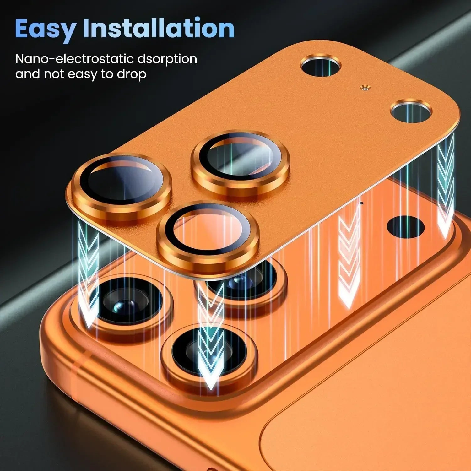 Metal Lens Camera Protector iPhone 17 Pro Max - Three