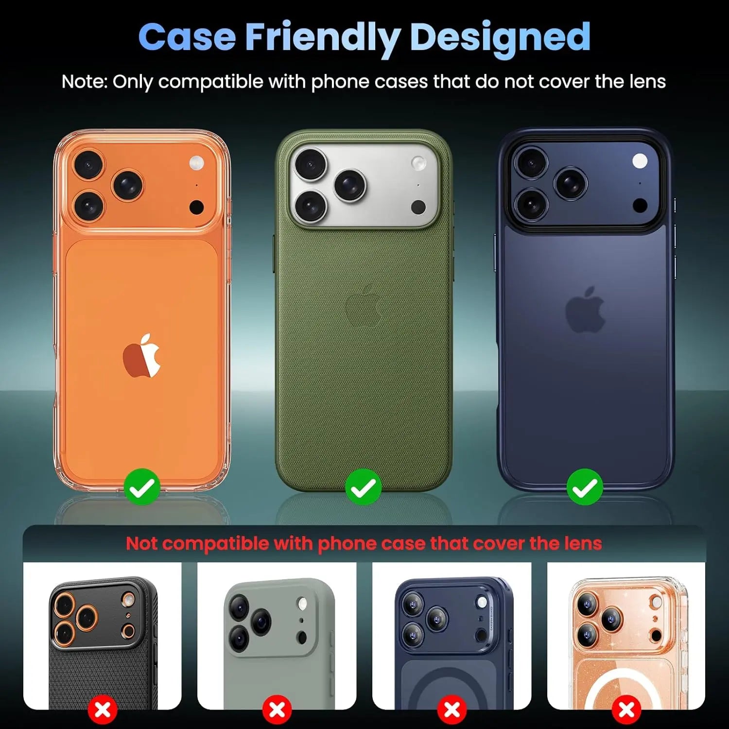 Metal Lens Camera Protector iPhone 17 Pro Max